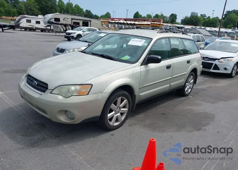 2007 Subaru Outback 2.5I from USA, damaged, VIN 4S4BP61C977303386